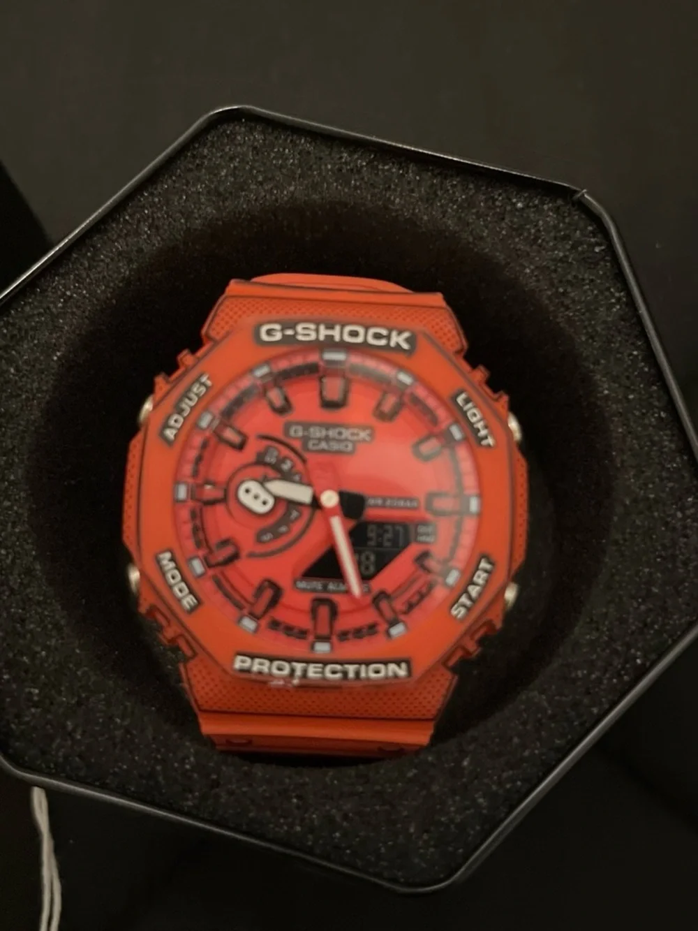 Casio G-SHOCK Black and Red Tag Set